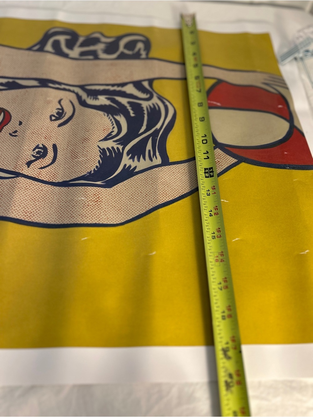 Vintage Roy Lichtenstein poster Girl With Ball MoMA NY pop art Print 2003 20x33 - Picture 6 of 16